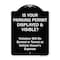 Signmission Designer Series-Is Your Parking Permit Displayed & Visible, 24" x 18", BW-1824-9969 A-DES-BW-1824-9969 - alternate 1